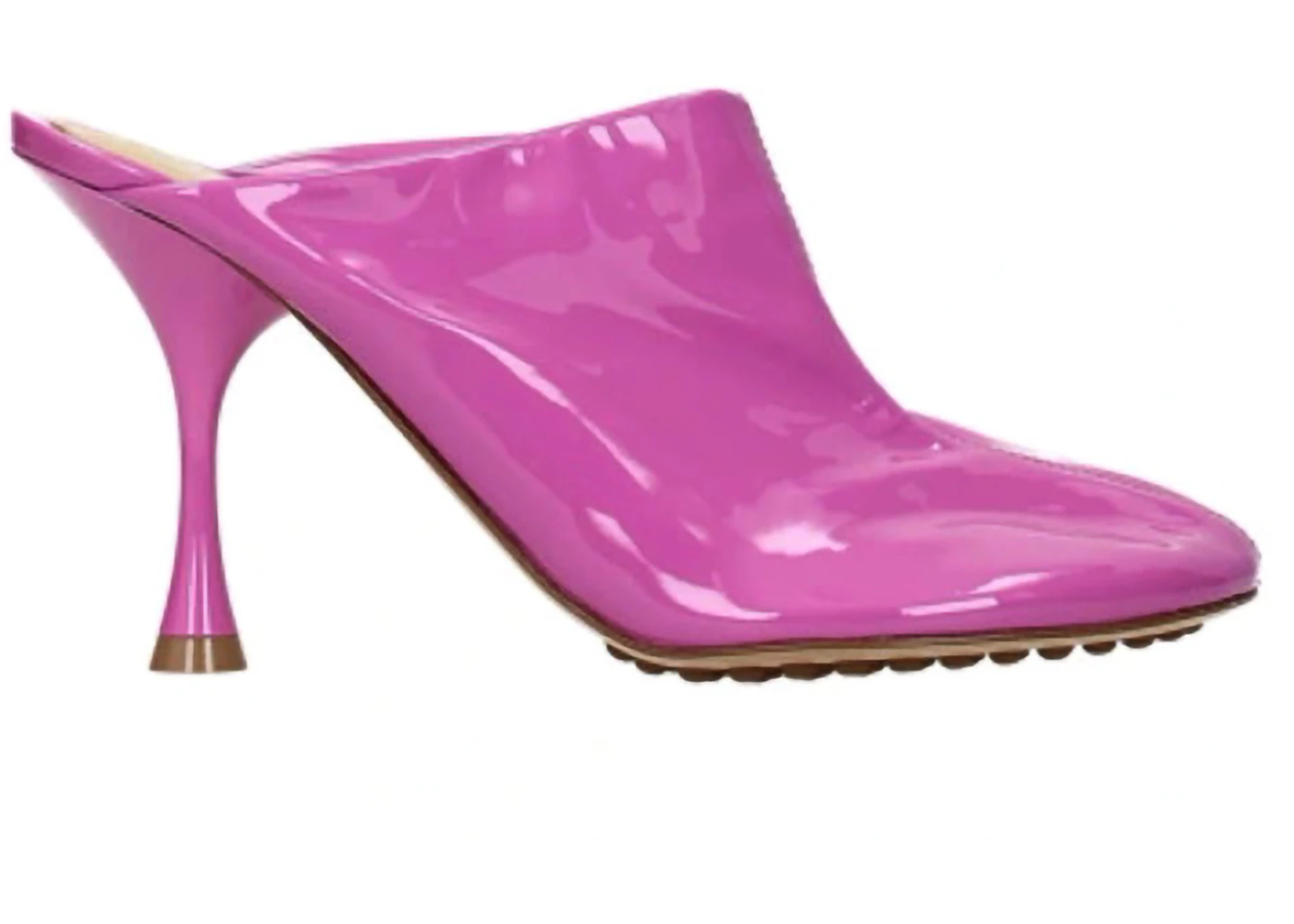 Bottega Veneta Patent Leather Sandal Pink (Women's)