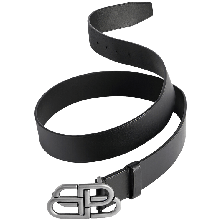 Balenciaga BB Buckle Belt 'Black'