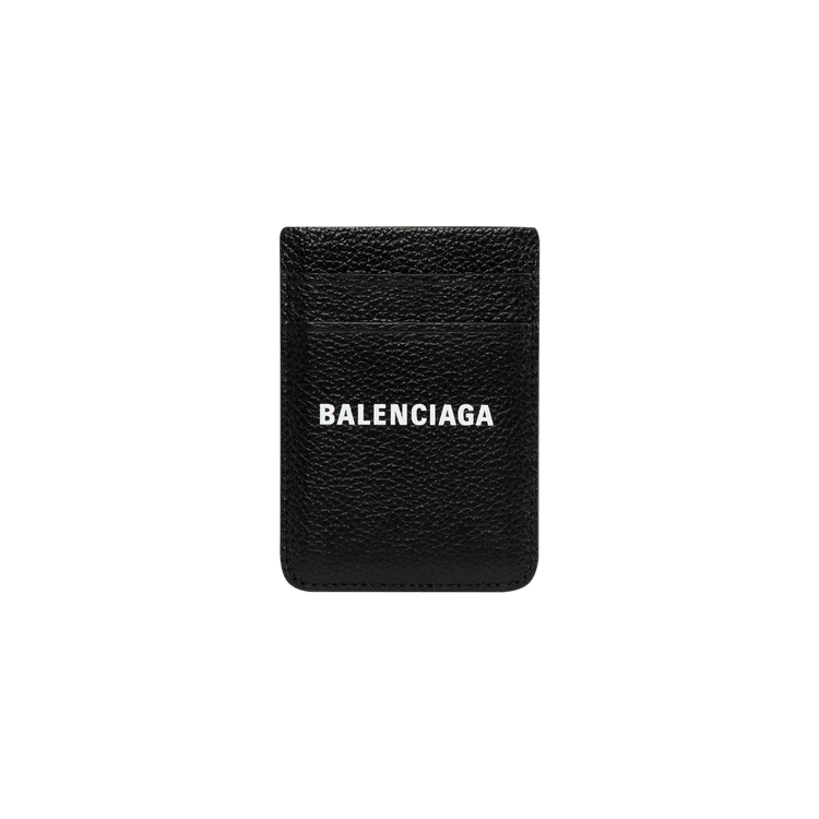 Balenciaga Cash Magnet Card Holder 'Black/White'