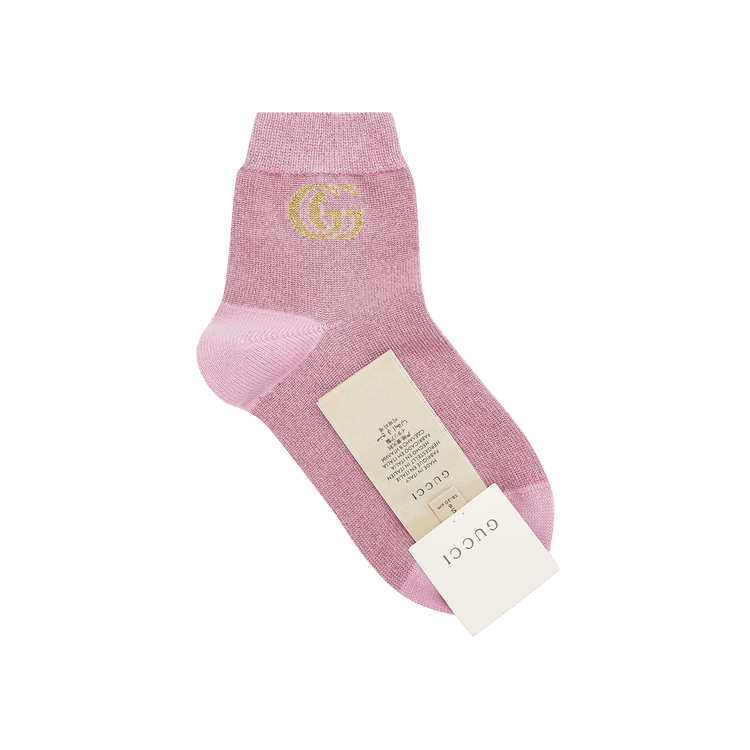 Gucci Metallic Socks 'Roseate/Yellow'