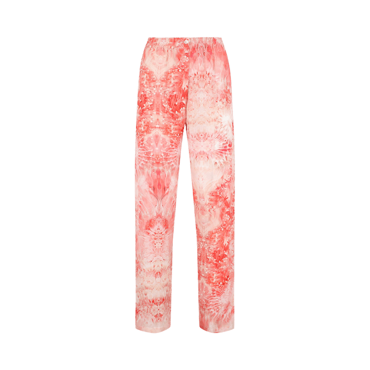 Alexander McQueen Floral Print Pajama Pants 'Red'