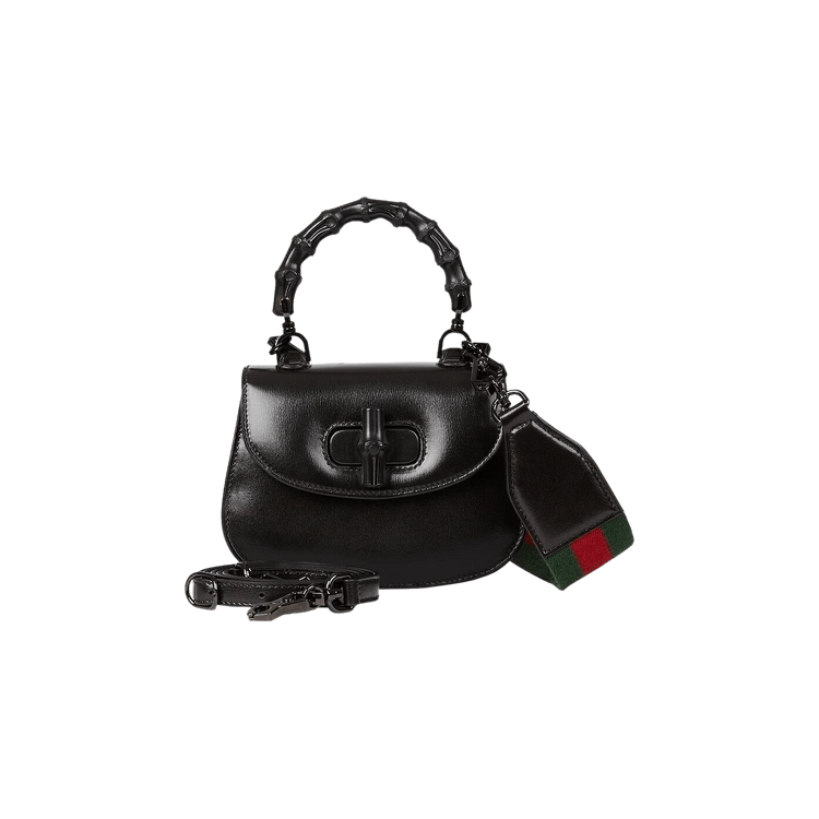 Gucci Bamboo 1947 Mini Top Handle Bag 'Black'