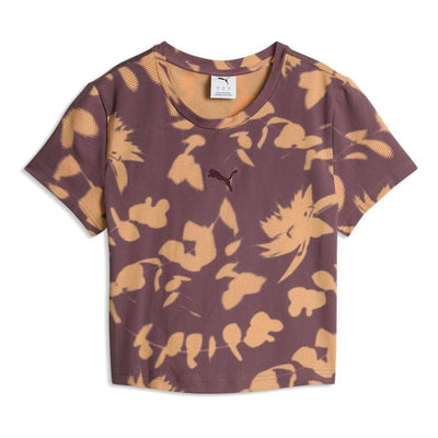 (WMNS) PUMA Urban Baby T-Shirt 'Dusty Plum'