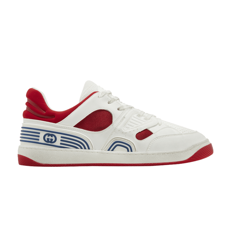 Gucci Basket Low 'White Demetra Red'