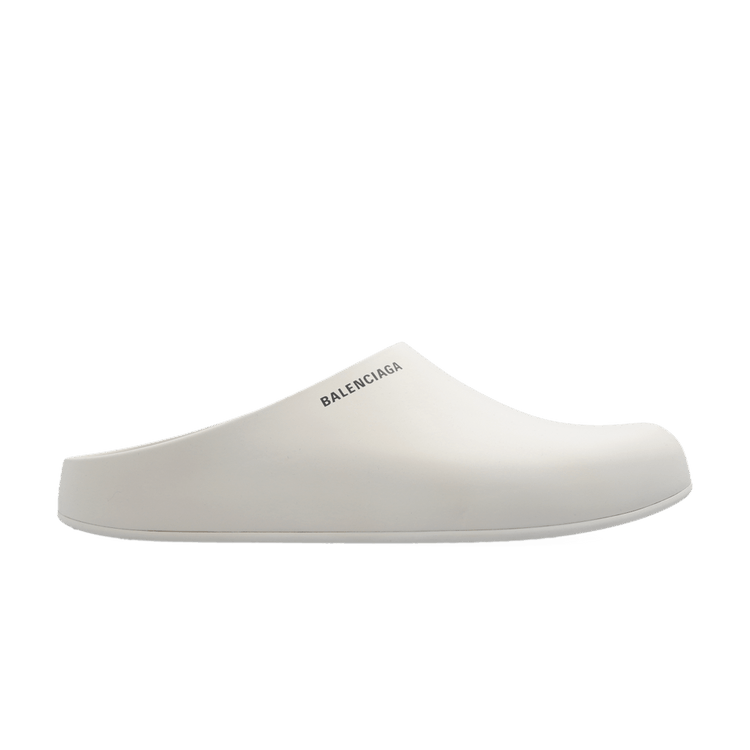 Balenciaga Pool Closed Slide 'Nacre'