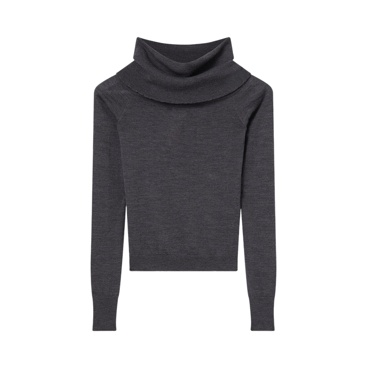 Stella McCartney Light Wool Jumper 'Dark Grey Melange'