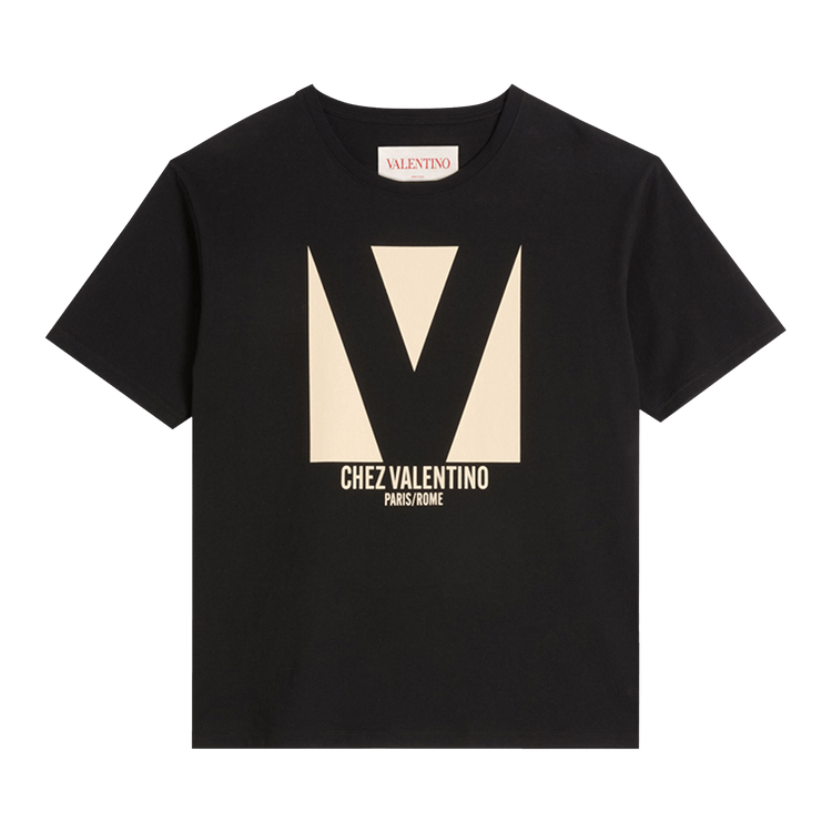 Valentino Chez Valentino Print T-Shirt 'Black'