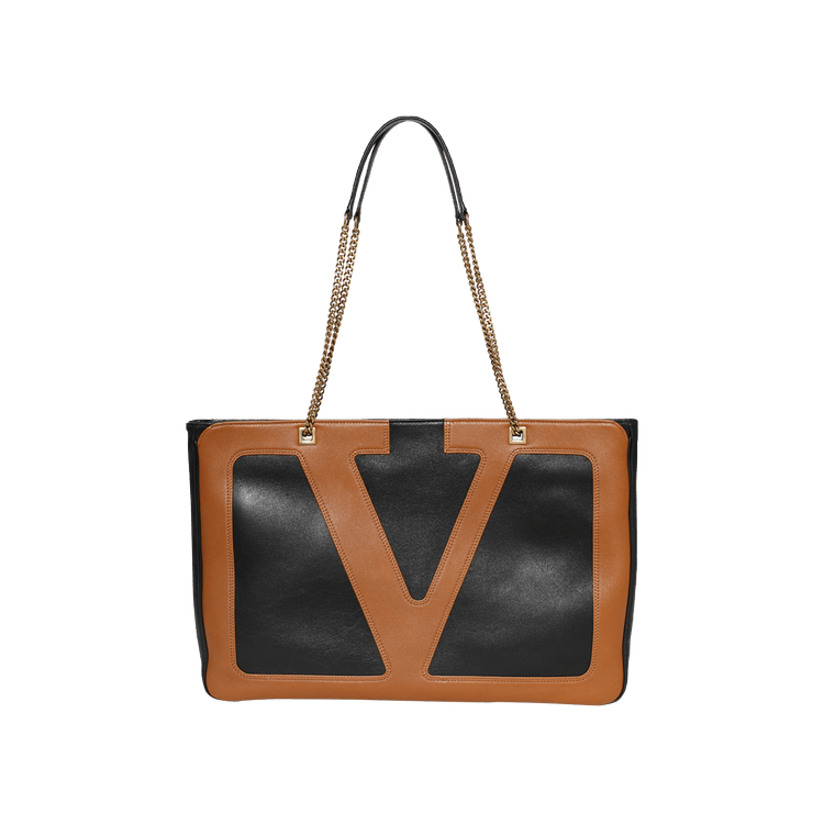 Valentino Viva Superstar Large Shopping Bag 'Black/Spice'