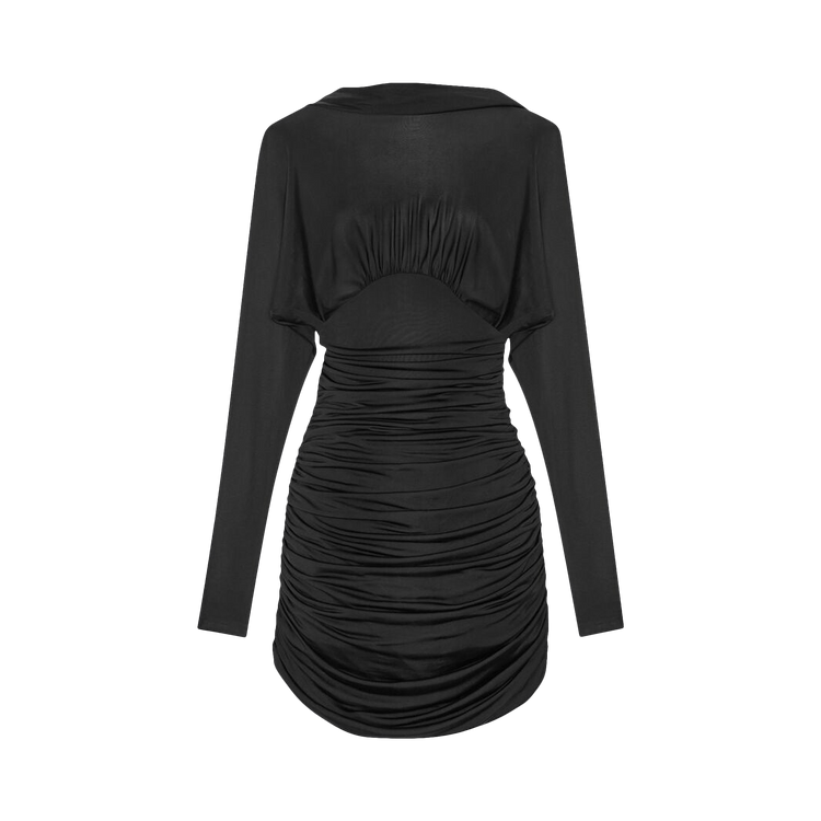 Saint Laurent Cowl Back Dress 'Black'