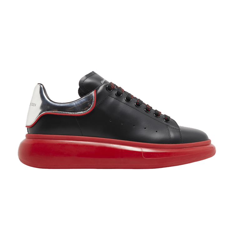 Alexander McQueen Oversized Sneaker 'Black Silver Lust Red'