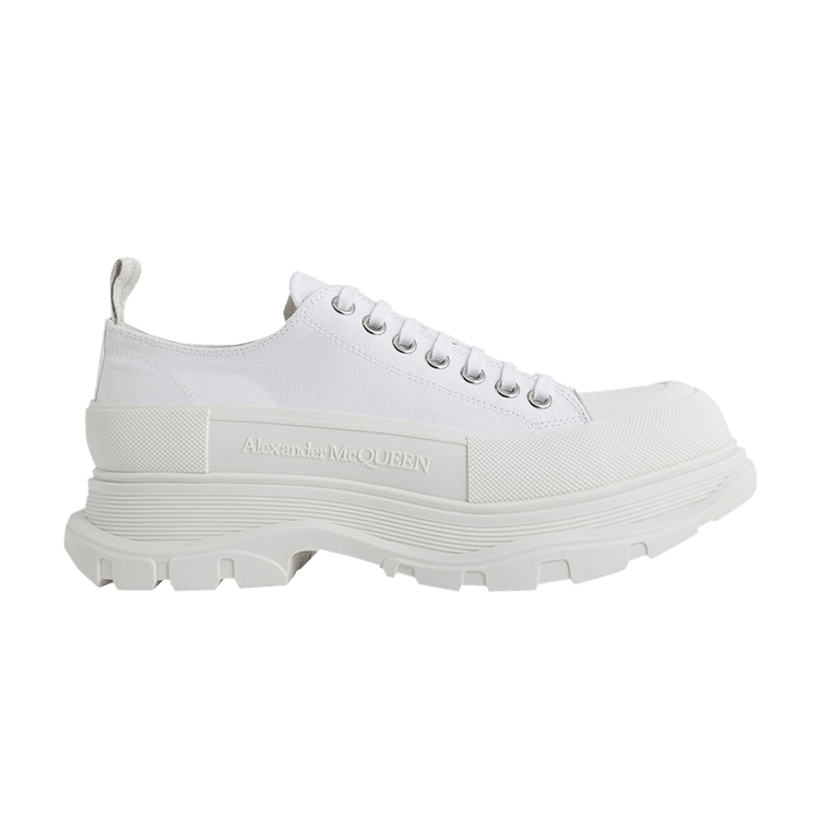 Alexander McQueen Tread Slick Lace Up 'Triple White'