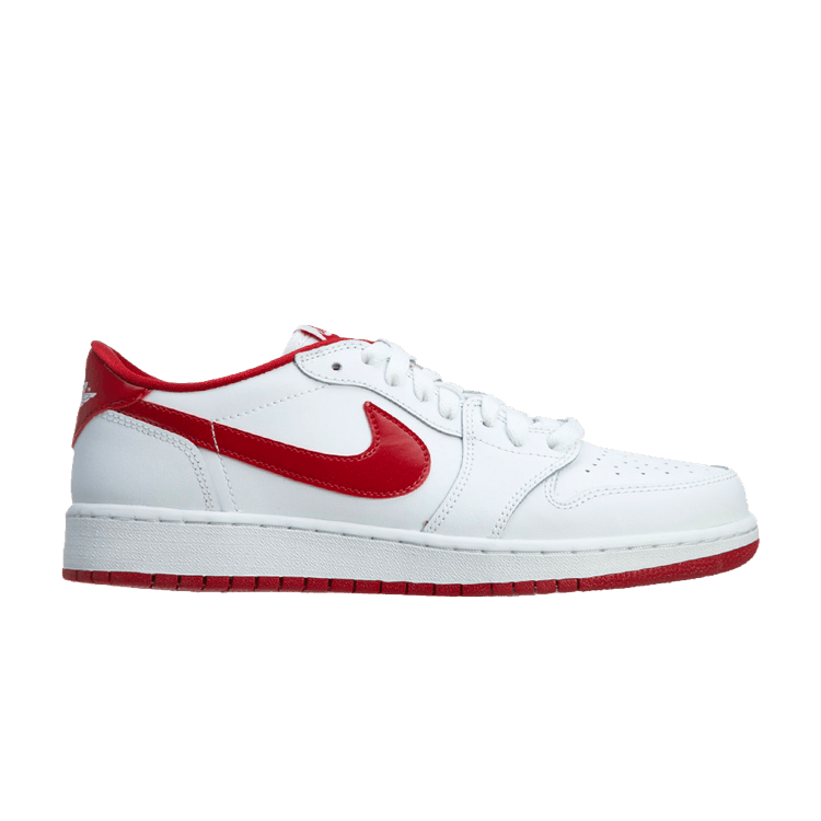 Air Jordan 1 Retro Low BG 'White Varsity Red'