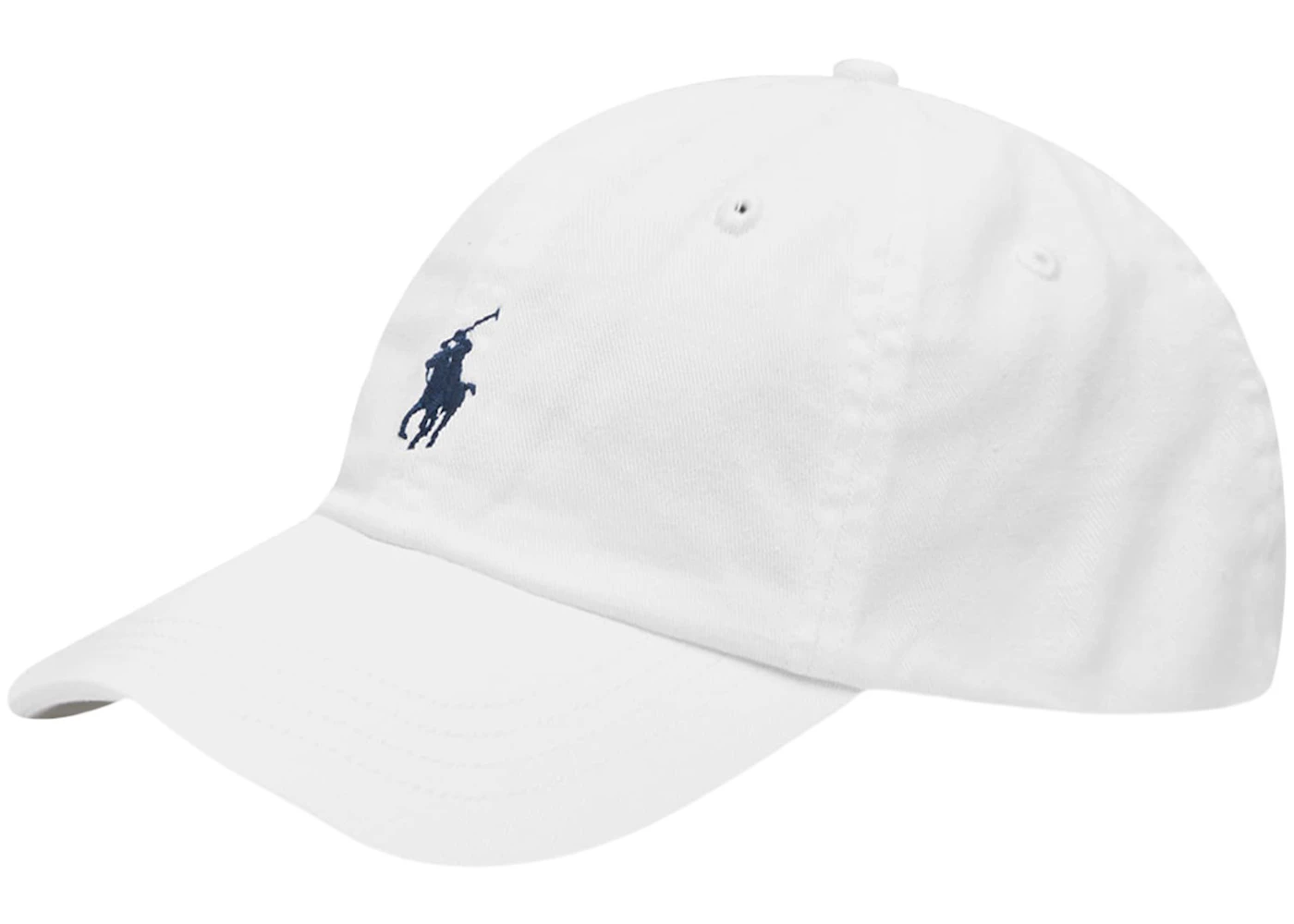 Polo Ralph Lauren Classic Baseball Cap White & Marlin Blue