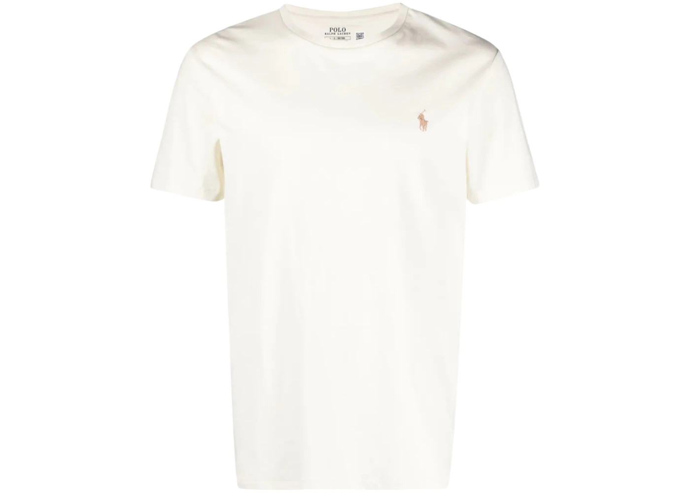 Polo Ralph Lauren Short Sleeve Jersey Knit Crewneck T-shirt Parchment Cream