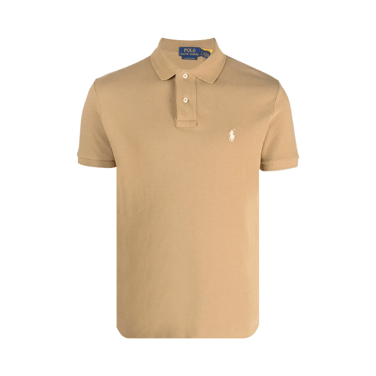 Polo Ralph Lauren Mesh Polo Shirt 'Cafe Tan'