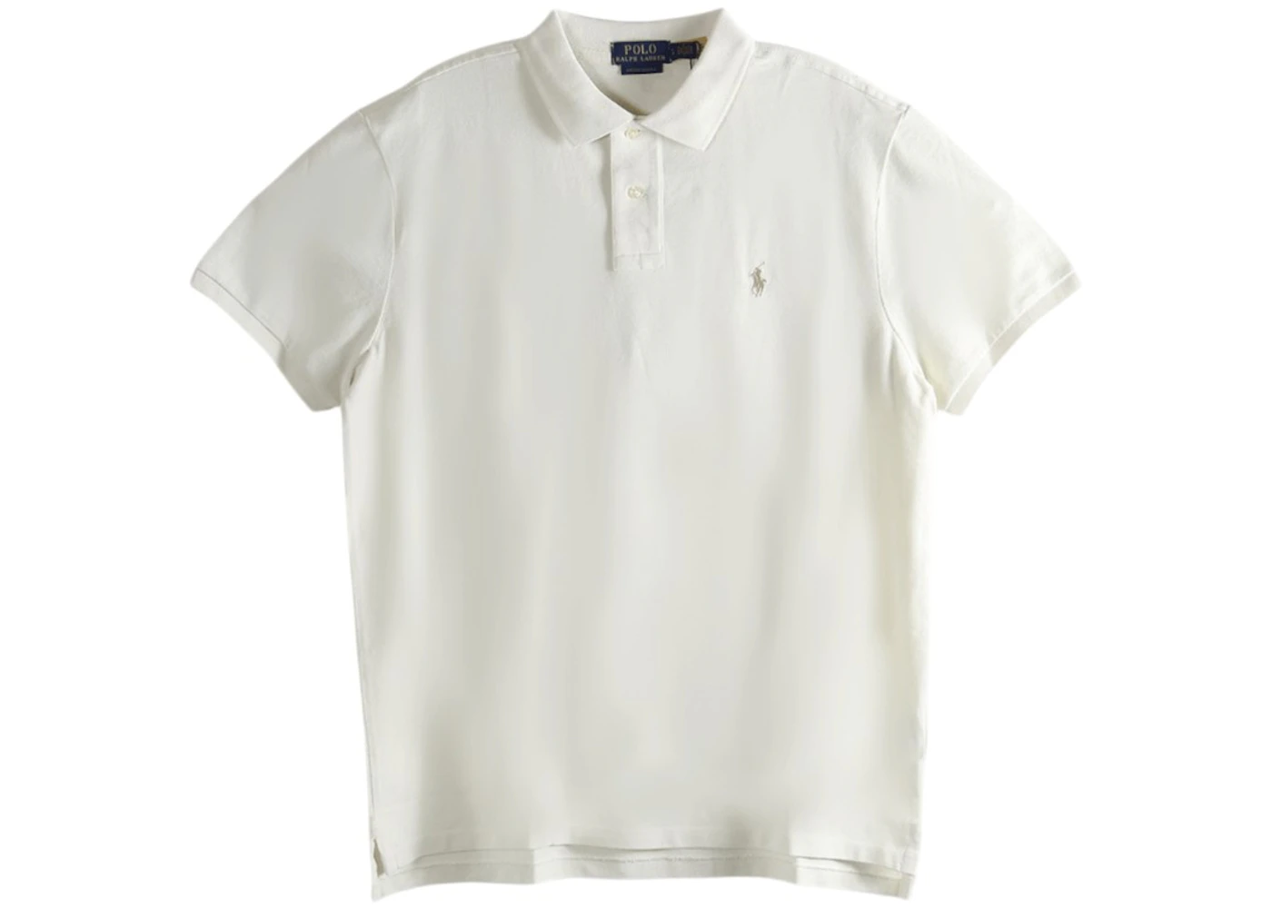 Polo Ralph Lauren Sleeve Mesh Polo Shirt Parchment Cream