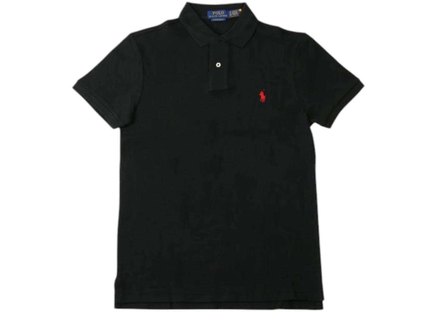 Polo Ralph Lauren Short-Sleeve Slim Fit Mesh Polo Polo Black