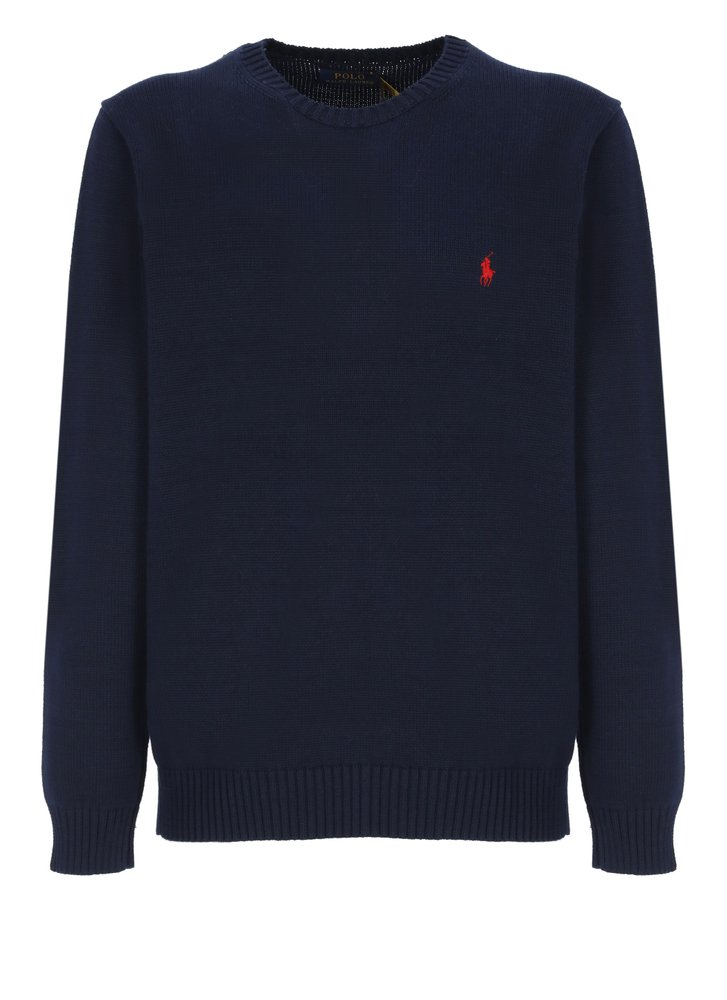 Polo Ralph Lauren Logo Embroidered Crewneck Jumper
