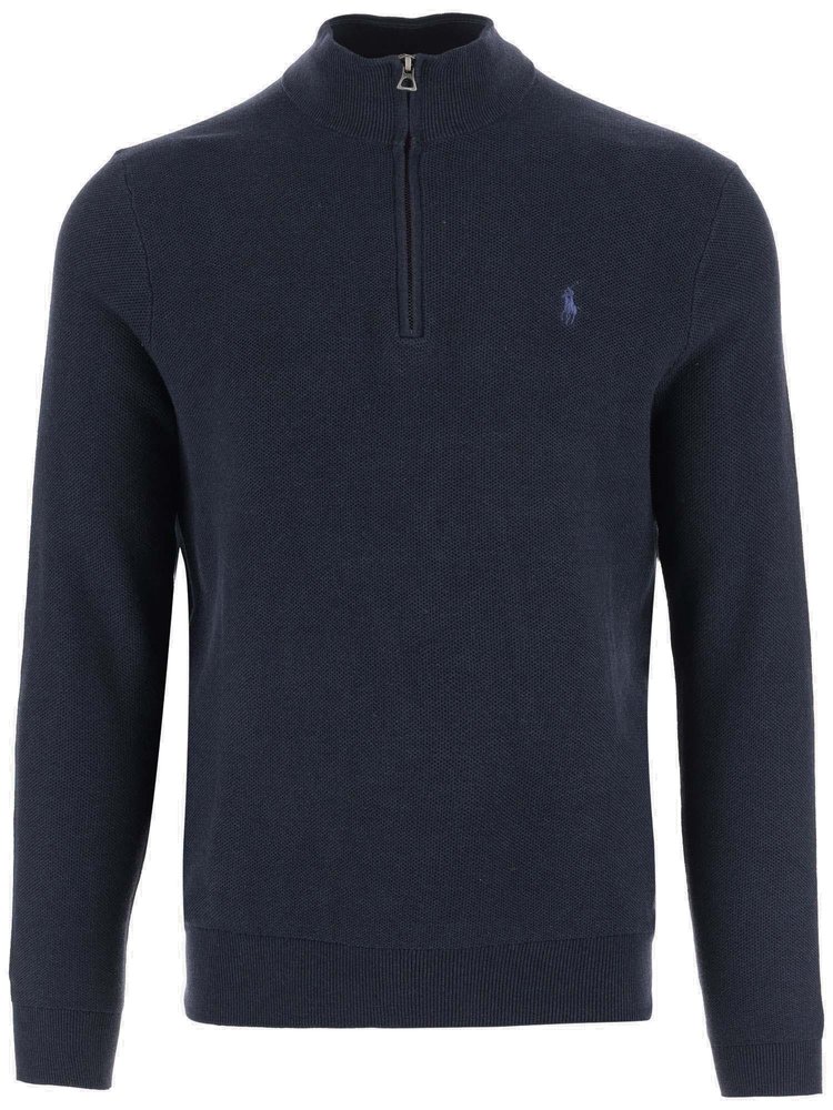 Polo Ralph Lauren Mesh-Knit Quarter-Zip Jumper