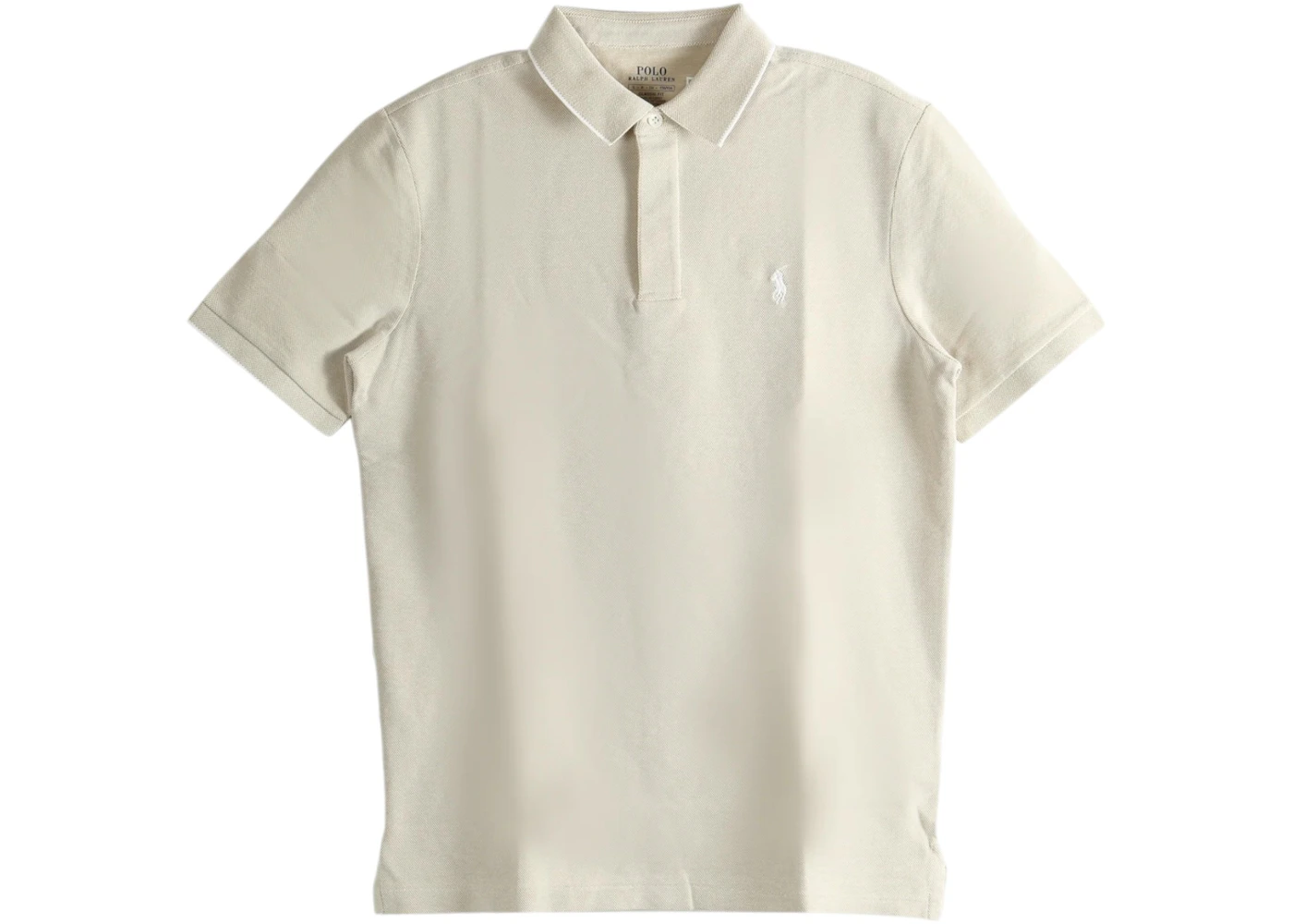 Polo Ralph Lauren Short-Sleeve Oxford Polo Classic Khaki/White