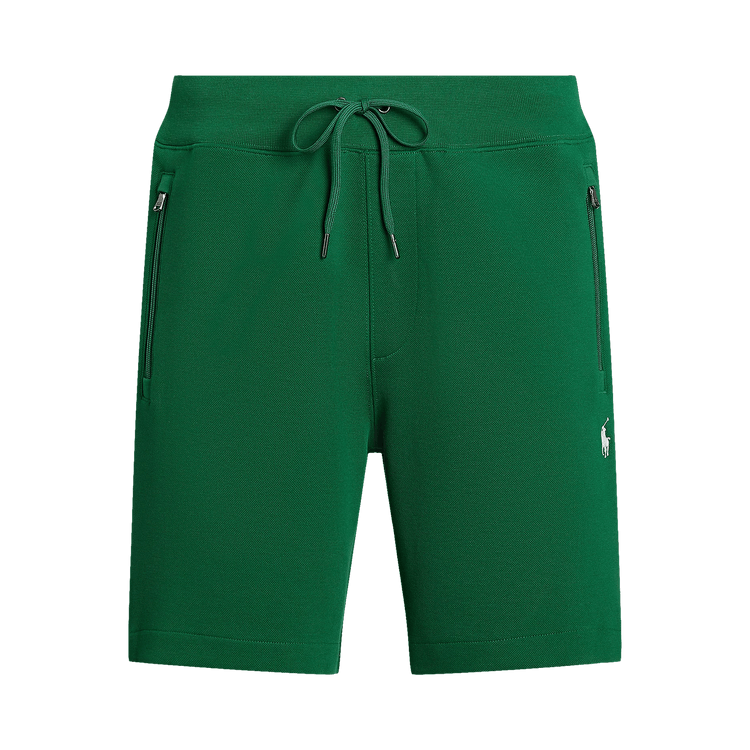 Polo Ralph Lauren Mesh Double Knit Shorts 'Tennis Green/Red'