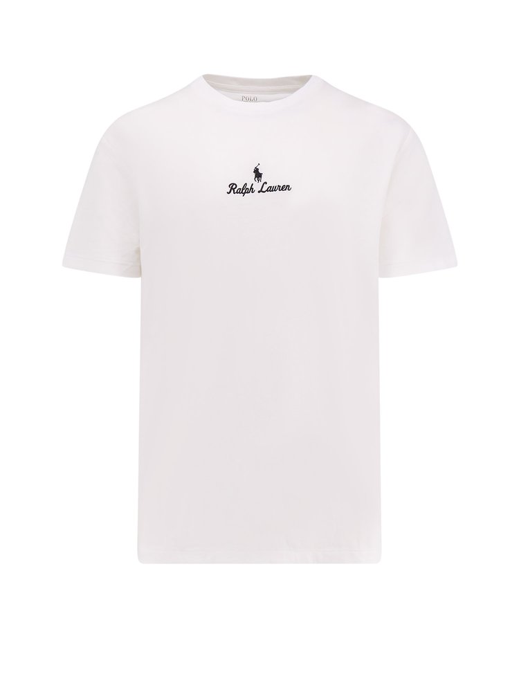 Polo Ralph Lauren Logo Embroidered Crewneck T-Shirt