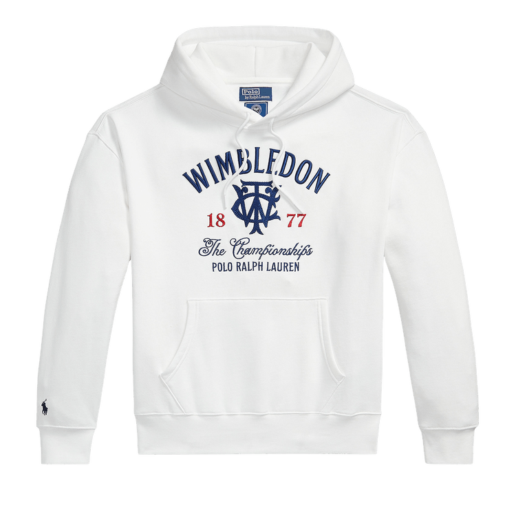 Polo Ralph Lauren Long-Sleeve Hooded Pullover Sweatshirt 'White'