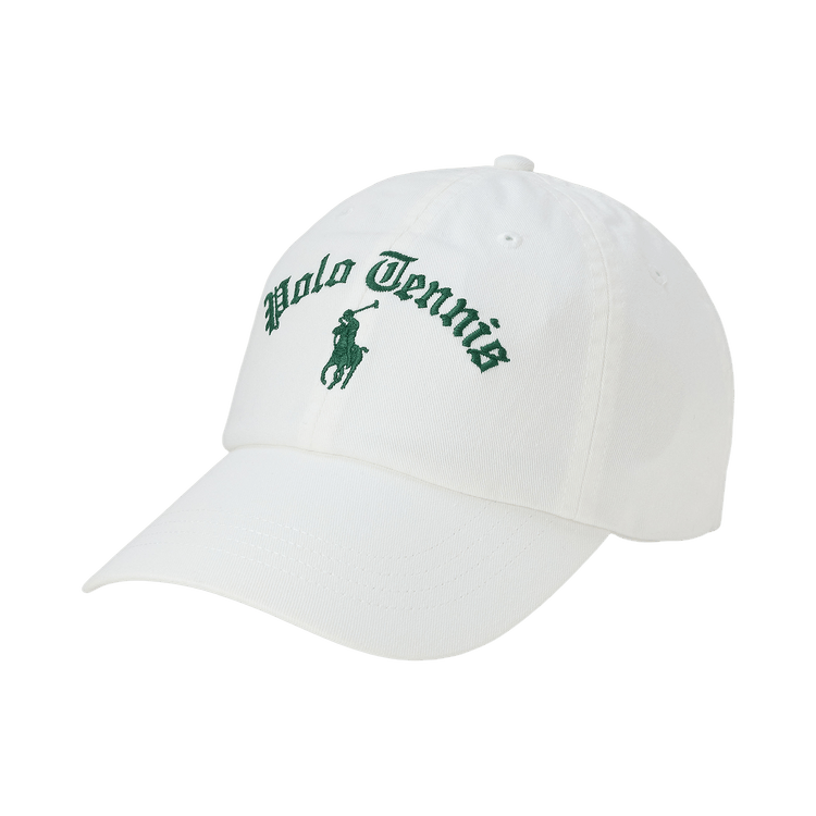 Polo Ralph Lauren Cotton Twill Polo Tennis Sport Cap 'Paper White'