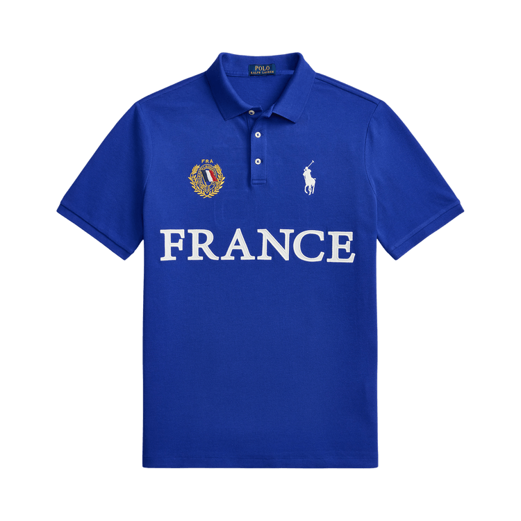 Polo Ralph Lauren France Short-Sleeve Mesh Polo 'Cruise Royal'