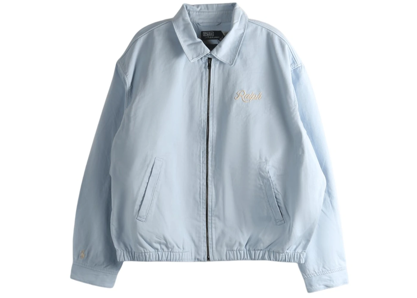 Polo Ralph Lauren Long-Sleeve Twill Ralph Script Windbreaker Jacket Southport Blue