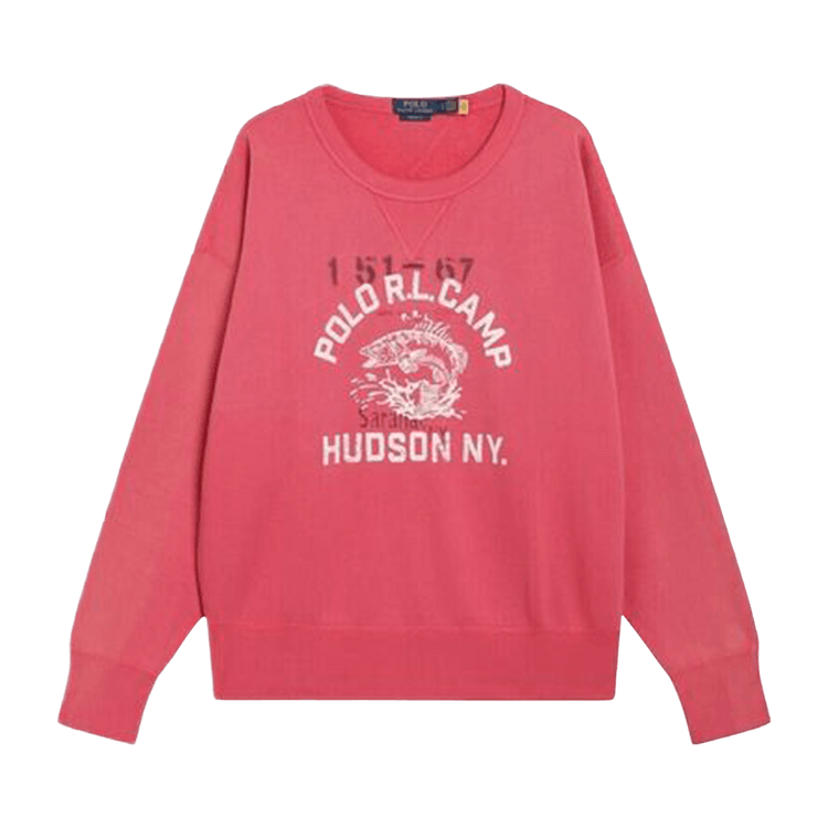 Polo Ralph Lauren Long-Sleeve Graphic Printed Camp Crewneck Sweatshirt 'Nantucket Ref'