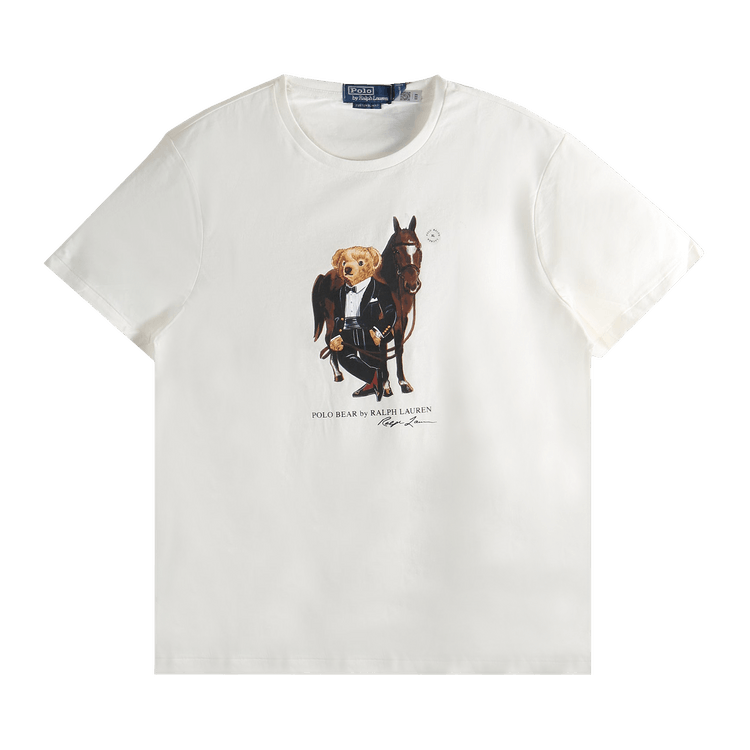 Polo Ralph Lauren Short-Sleeve Jersey Knit Graphic Bear T-Shirt 'Deckwash White'