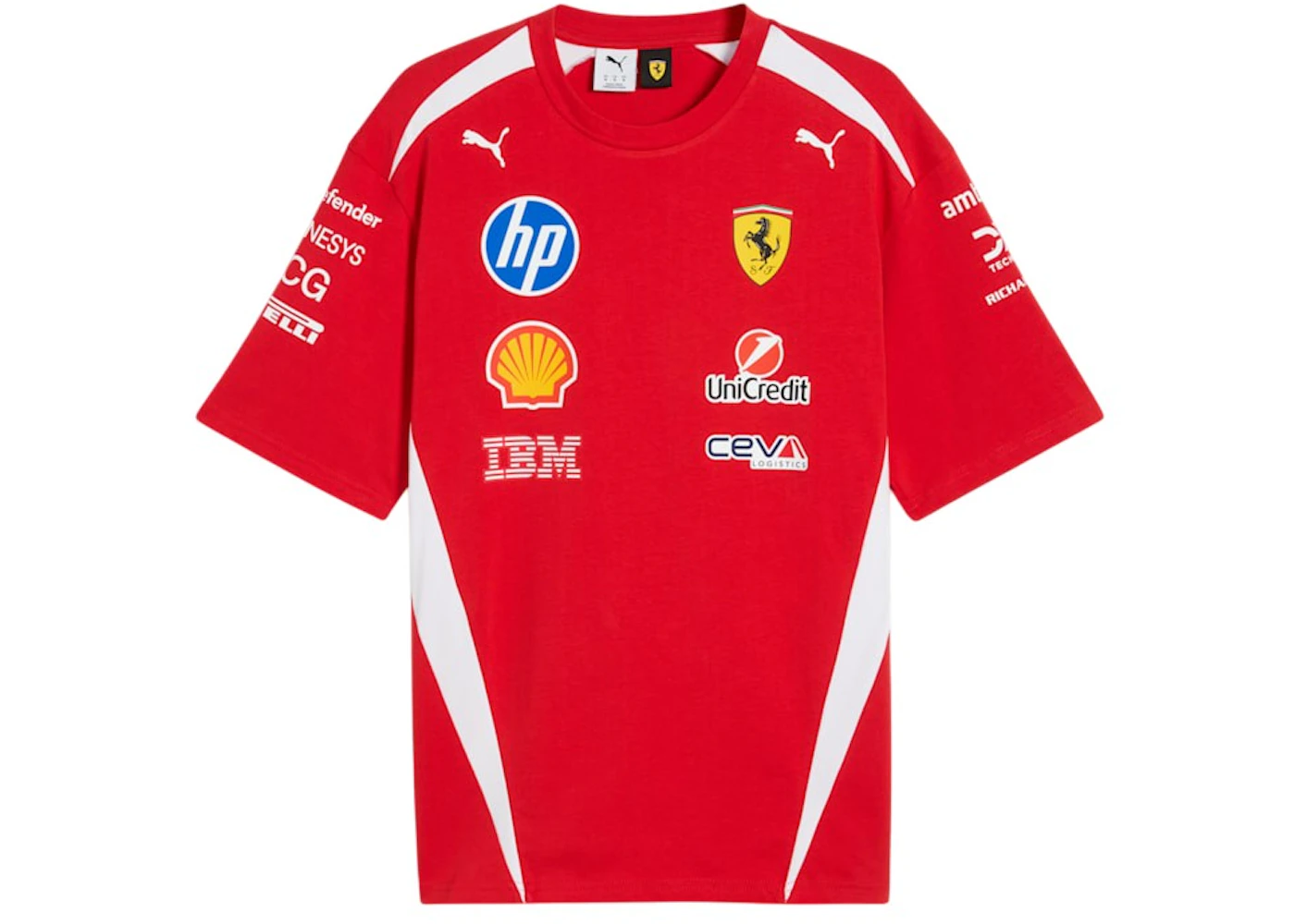 Puma Scuderia Ferrari HP Replica Drivers T-shirt (SS26) Puma Red