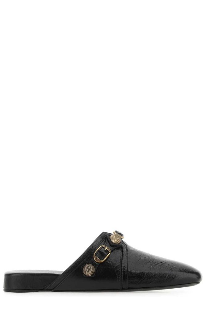 Balenciaga Cargole Stud Embellished Slippers