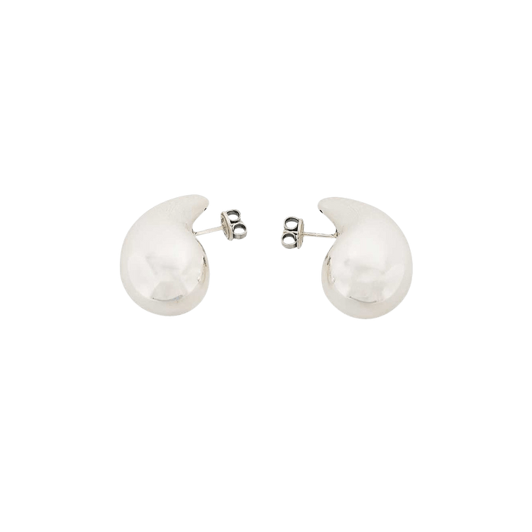 Bottega Veneta Drop Shaped Earrings 'Silver'