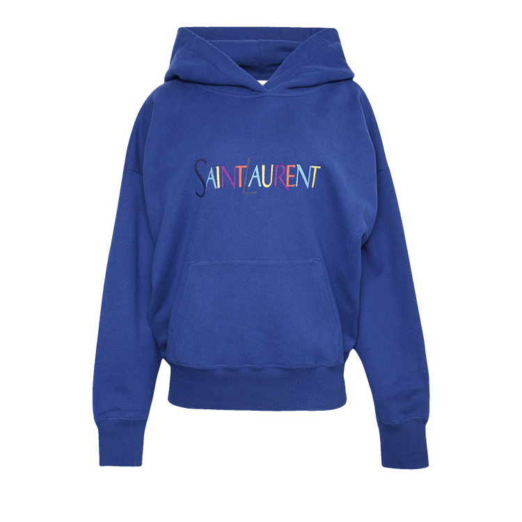 Saint Laurent Hoodie 'Blue/Multicolor'