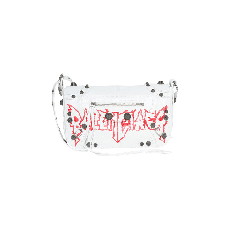 Balenciaga Le Cagole Flap Shoulder Bag 'Optic White'