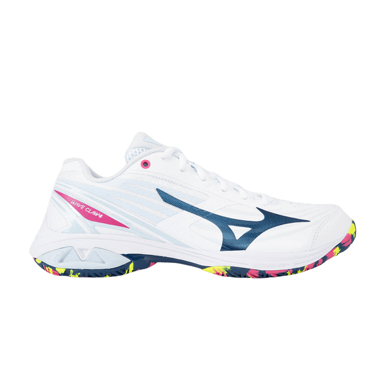 Mizuno Wave Claw 4 Wide 'White Blue Multi'