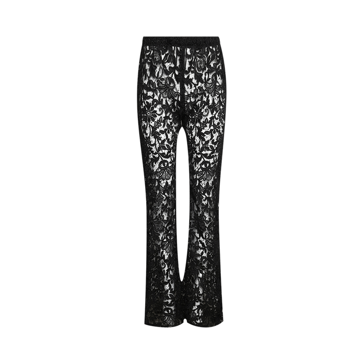 Saint Laurent Pants In Guipure Lace 'Black'