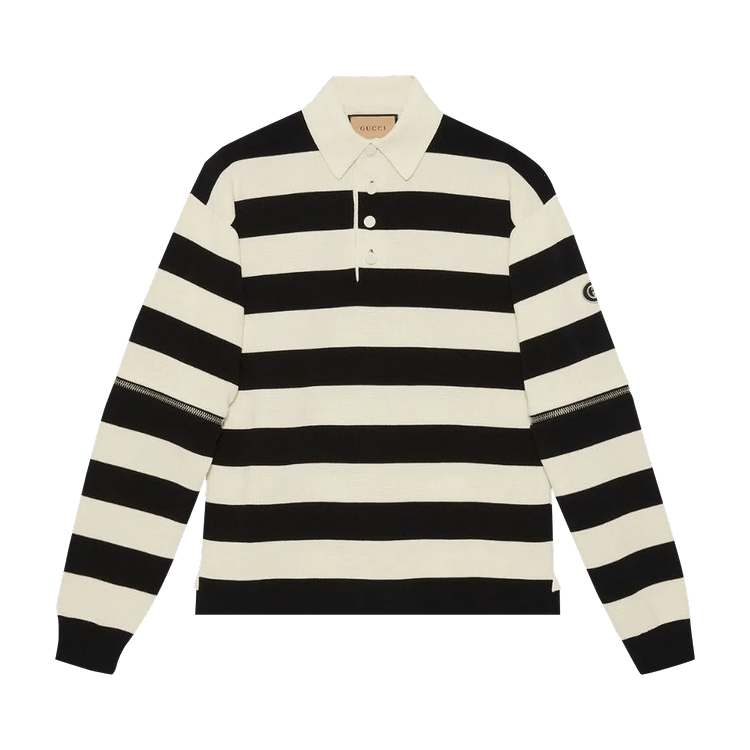 Gucci Striped Sweater 'Ivory/Black'