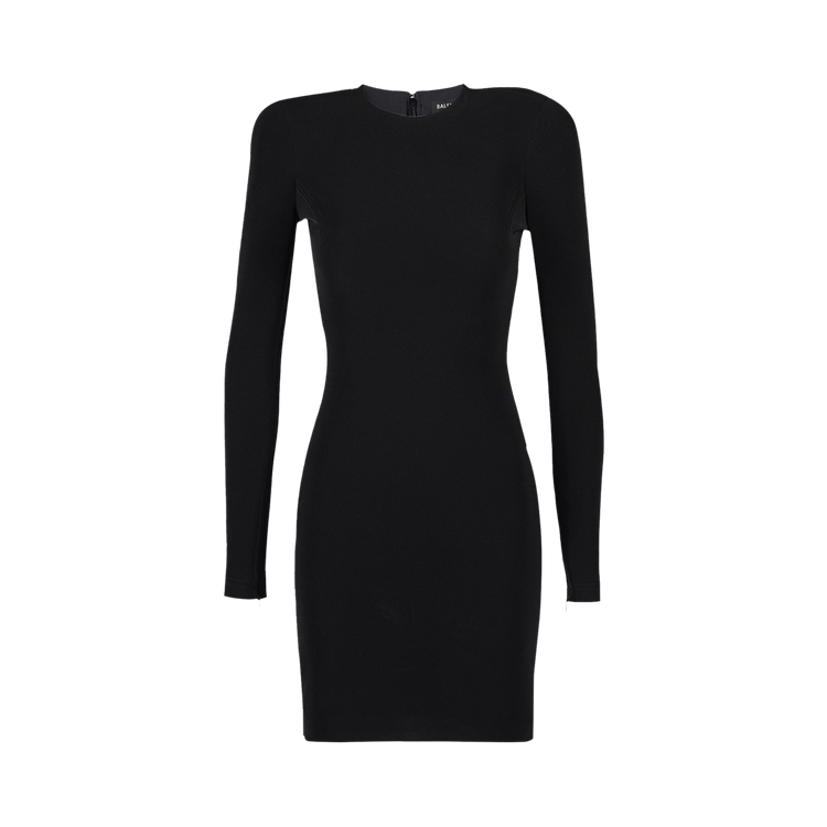 Balenciaga Twill Mini Dress 'Black'