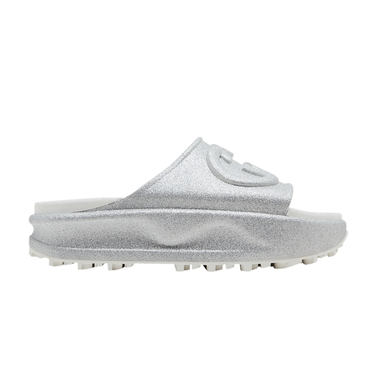 Gucci Wmns Slide Sandal 'Interlocking G - Silver'