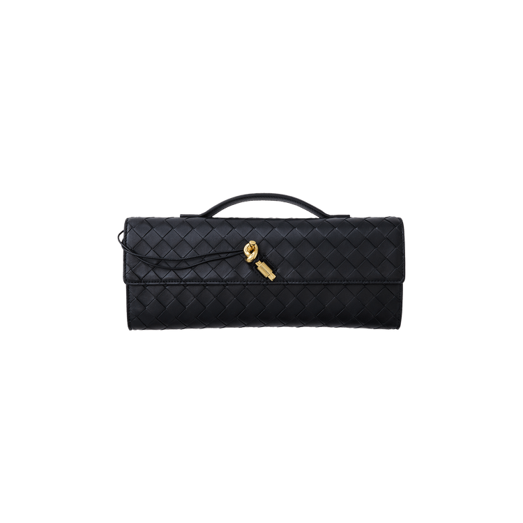 Bottega Veneta Andiamo Long Clutch 'Black/Brass'