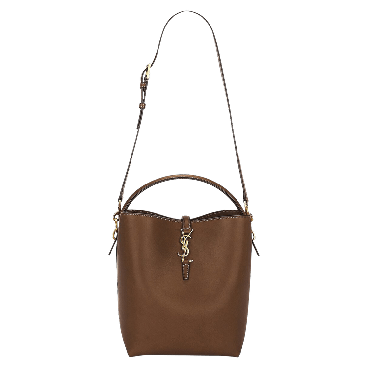 Saint Laurent Le 37 Leather Shoulder Bag 'Wood Brown'