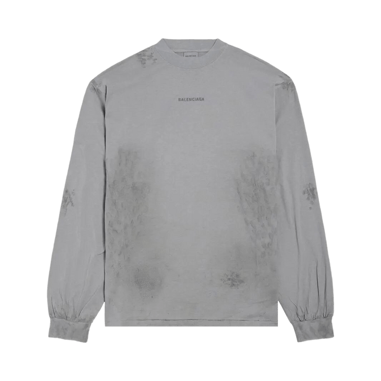 Balenciaga Long-Sleeve T-Shirt 'Grey'