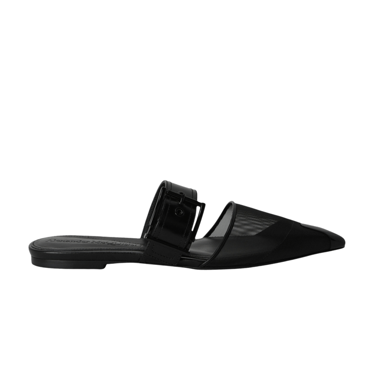 Alexander McQueen Wmns Mesh Punk Mule 'Black'