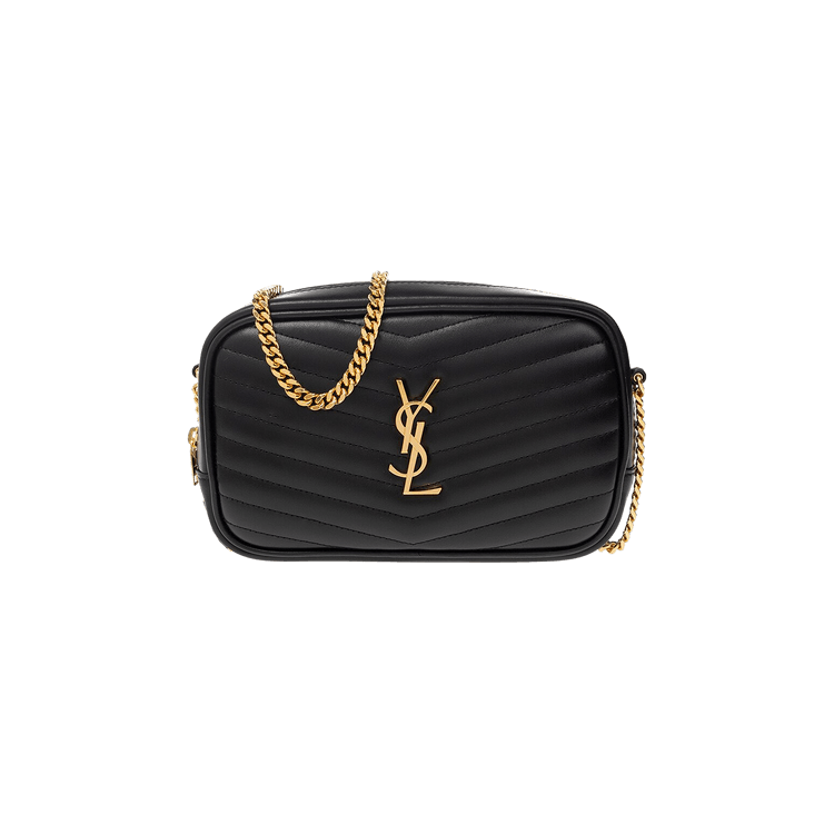 Saint Laurent Lou Mini Shoulder Bag 'Black'