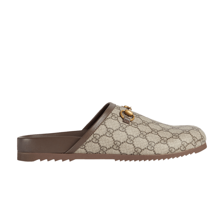 Gucci GG Horsebit Slipper 'Beige'