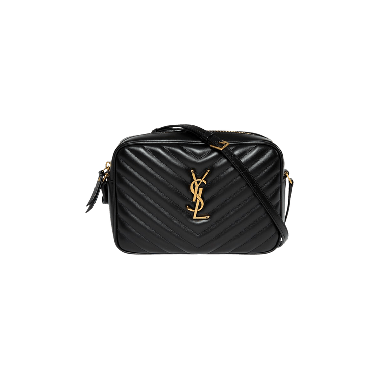Saint Laurent Lou Quilted Crossbody Bag 'Black'