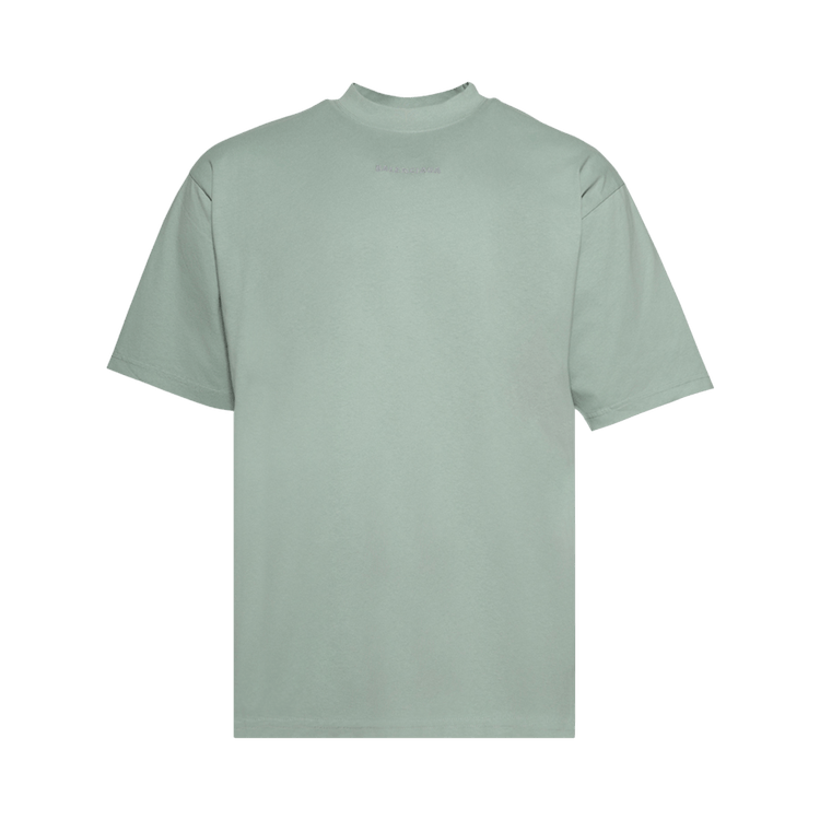 Balenciaga Embroidered Logo Tee 'Sage Green'